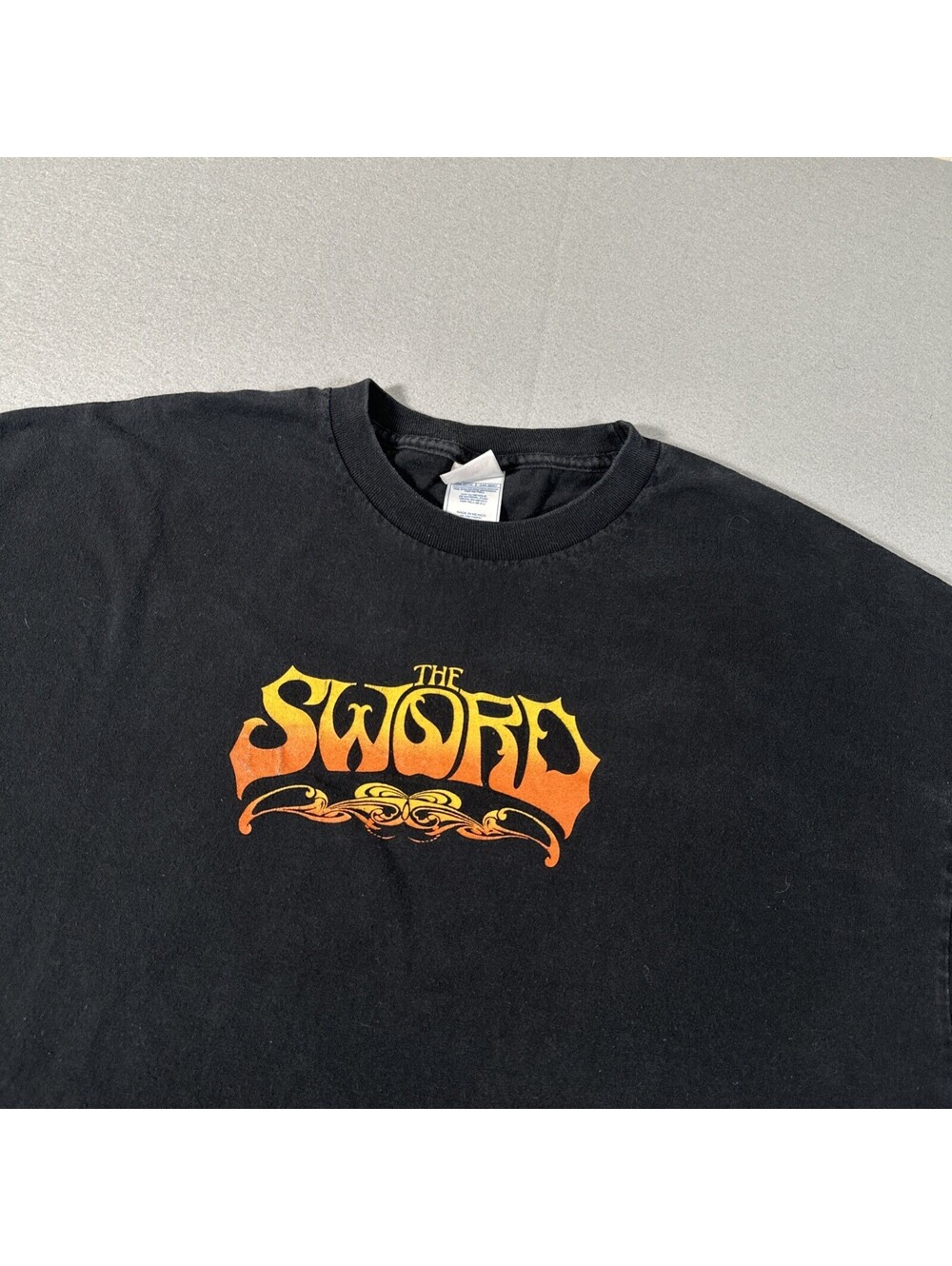THE SWORD Fire & Ice Logo Concert Tour Shirt Size 2XL Doom Metal Band
